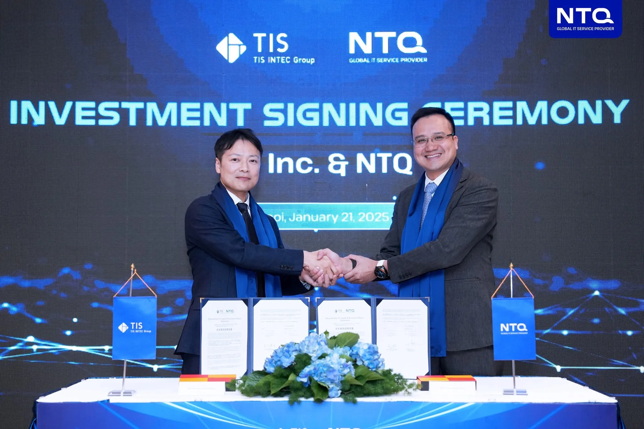 Chính Thức Ký Kết Hợp Tác Chiến Lược - NTQ Và TIS Hướng Tới Khai Phá Những Cơ Hội Lớn Lao